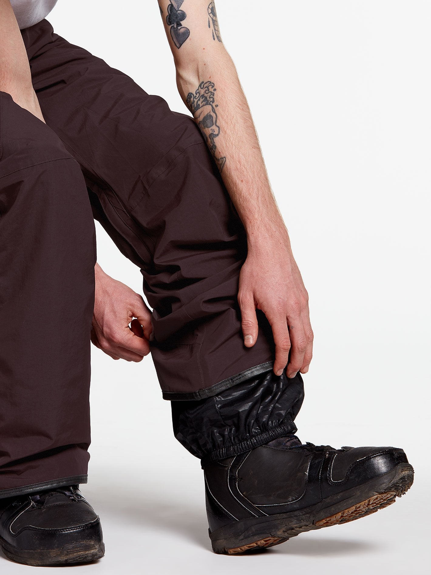 Schneehose L GORE-TEX - Schwarz Rot