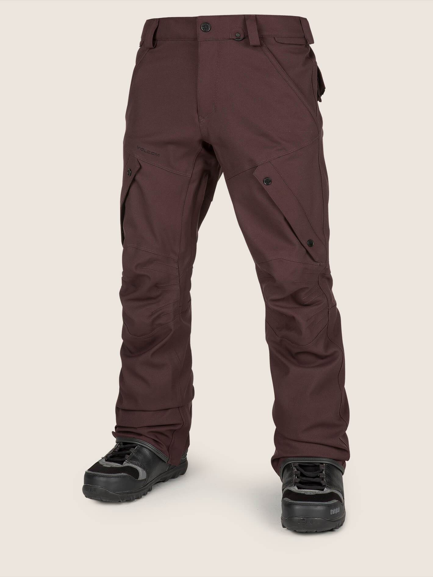 Articulated Snow Pants - Black Red