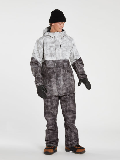 Roan Snow Bib - ACID BLACK