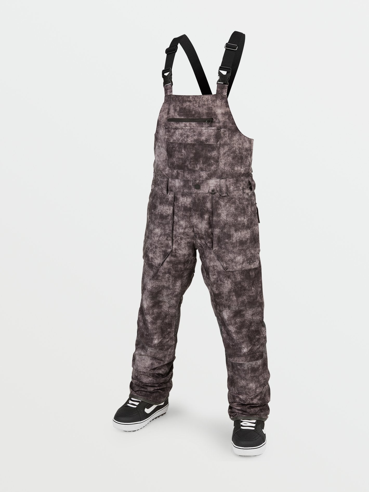Roan Snow Bib - ACID BLACK