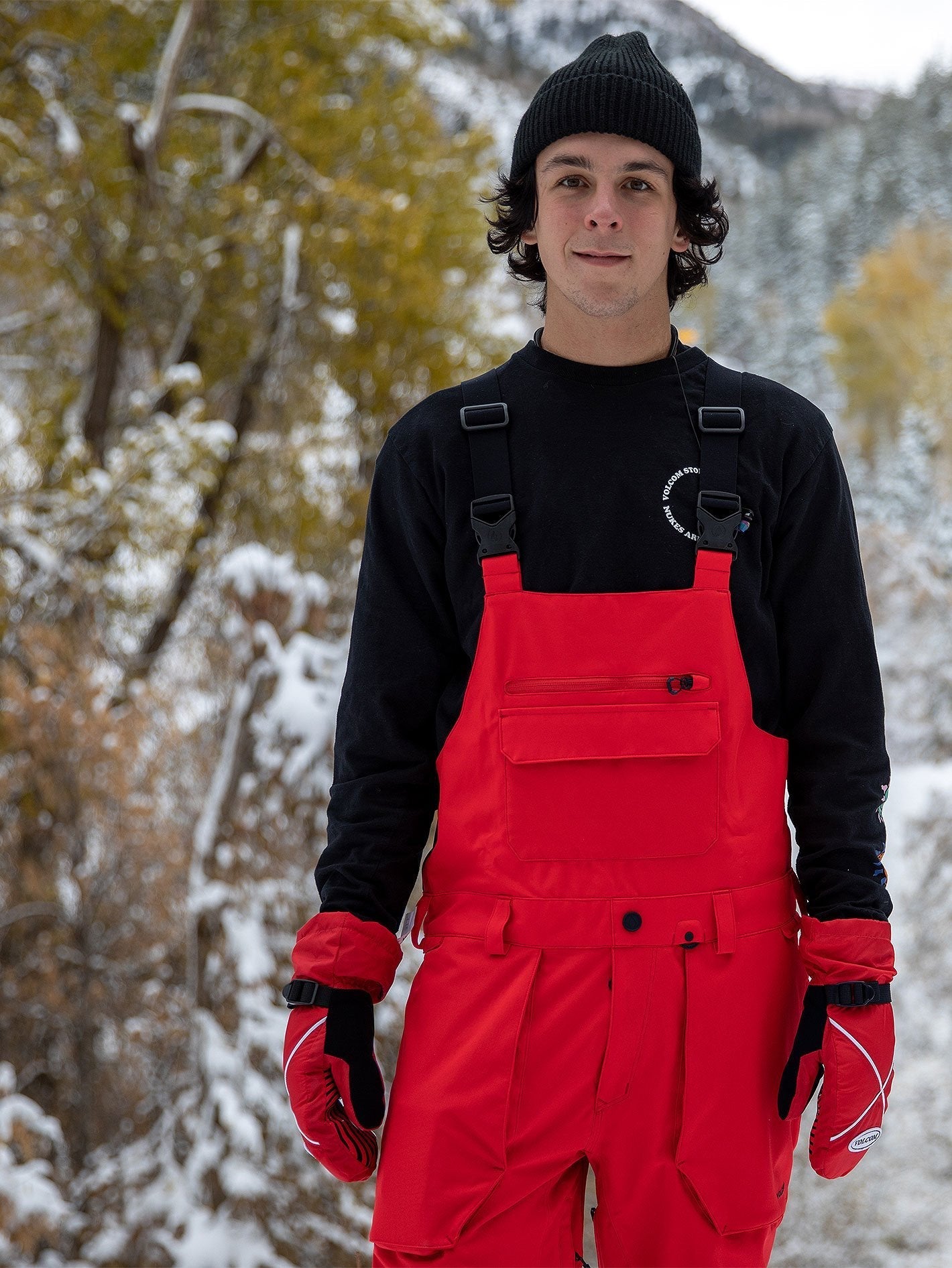Snow Roan Latzhose - Rot