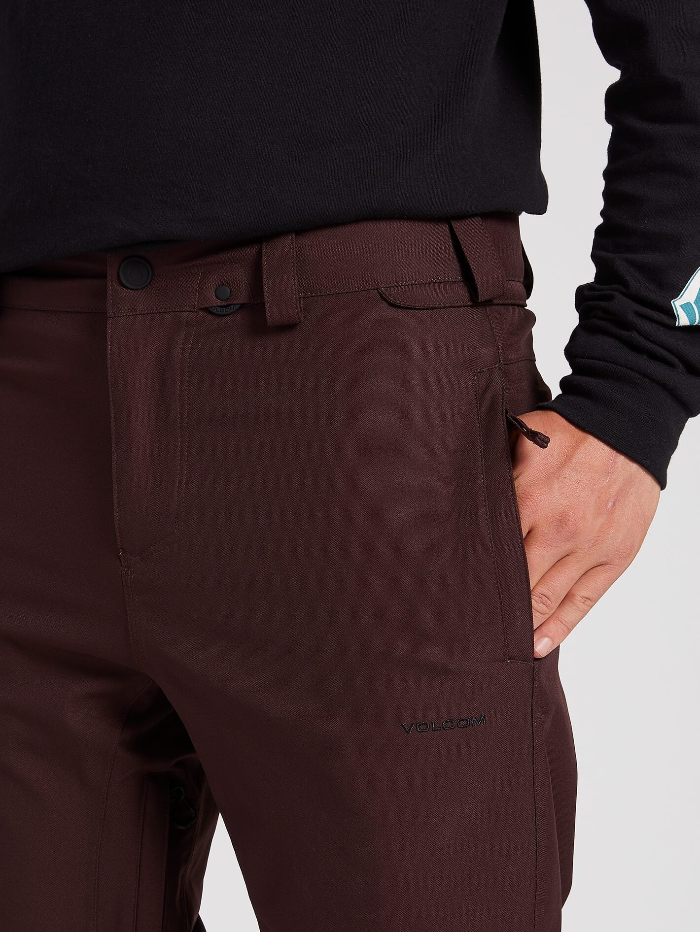 Freakin Chino Snow Pants - Black Red
