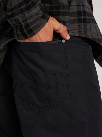 Carbon Schneehose - SCHWARZ