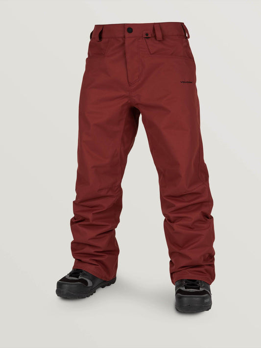 Carbon Schneehose - BURNT RED