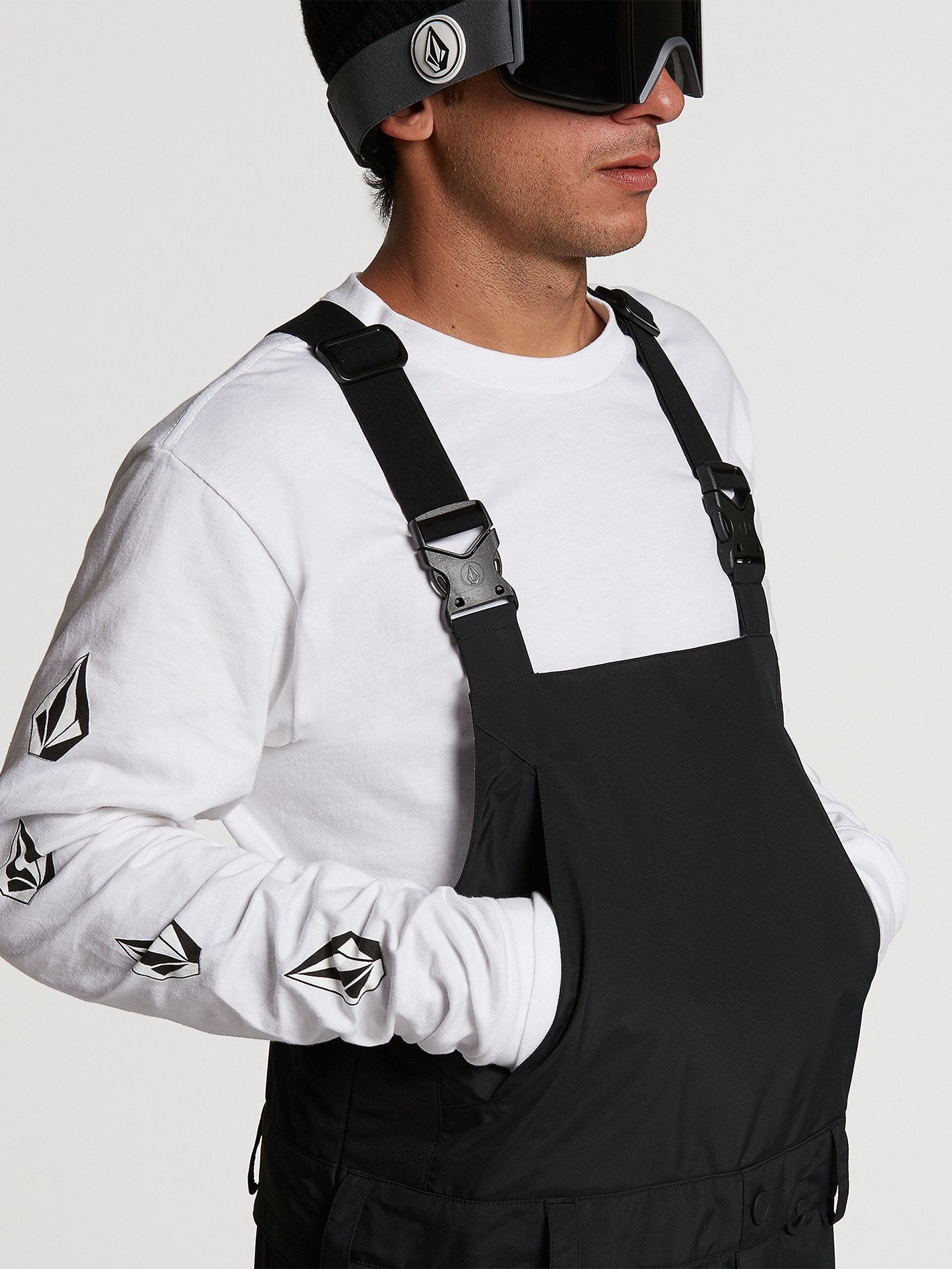 3L GORE-TEX Schneelatzhose - Schwarz