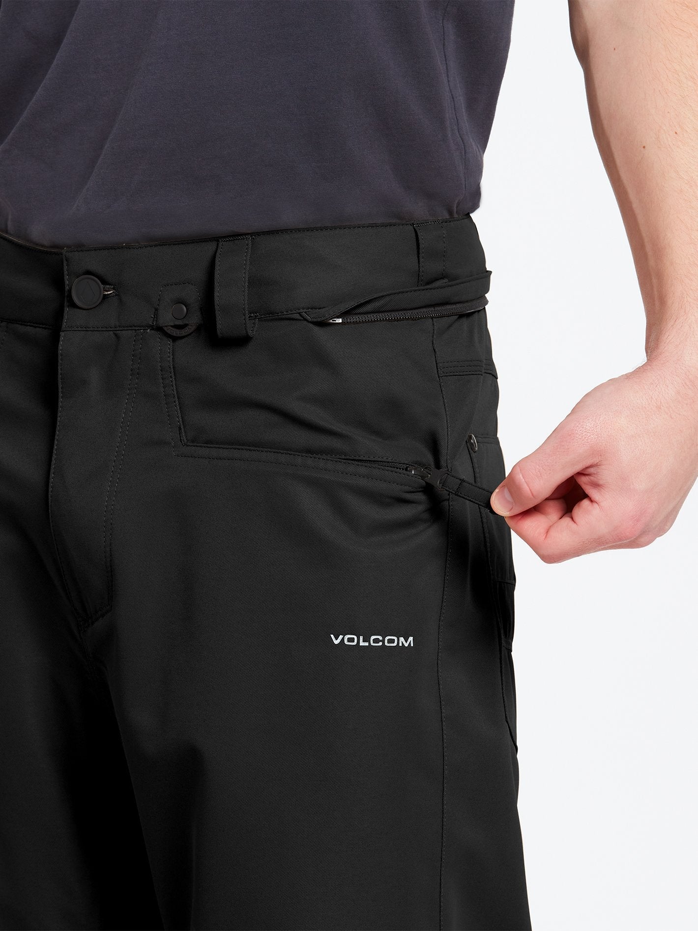 Carbon-Schneehose - SCHWARZ
