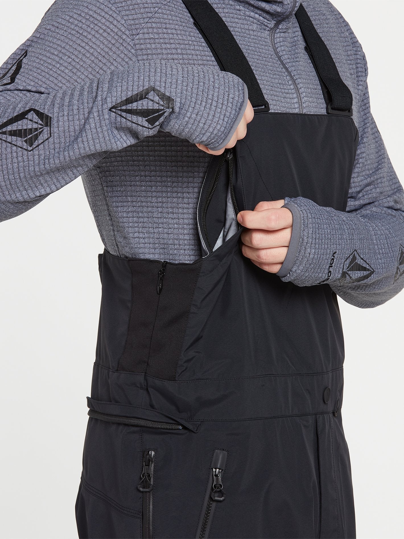 3L Gore-Tex Snow Bib - BLACK