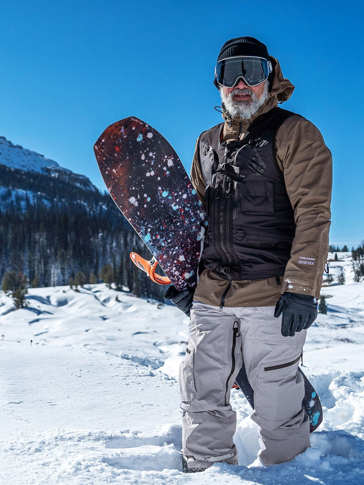 Pantalon de snow Guch Stretch Gore-Tex - AMETHYST GREY