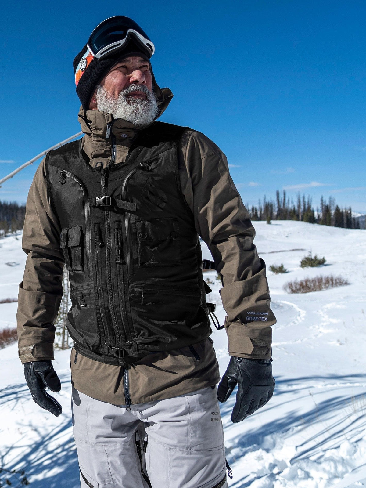 Pantalon de snow Guch Stretch Gore-Tex - AMETHYST GREY