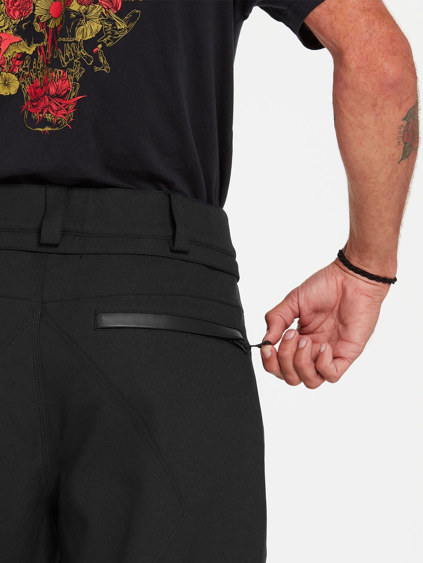 V-Line snow pants - BLACK
