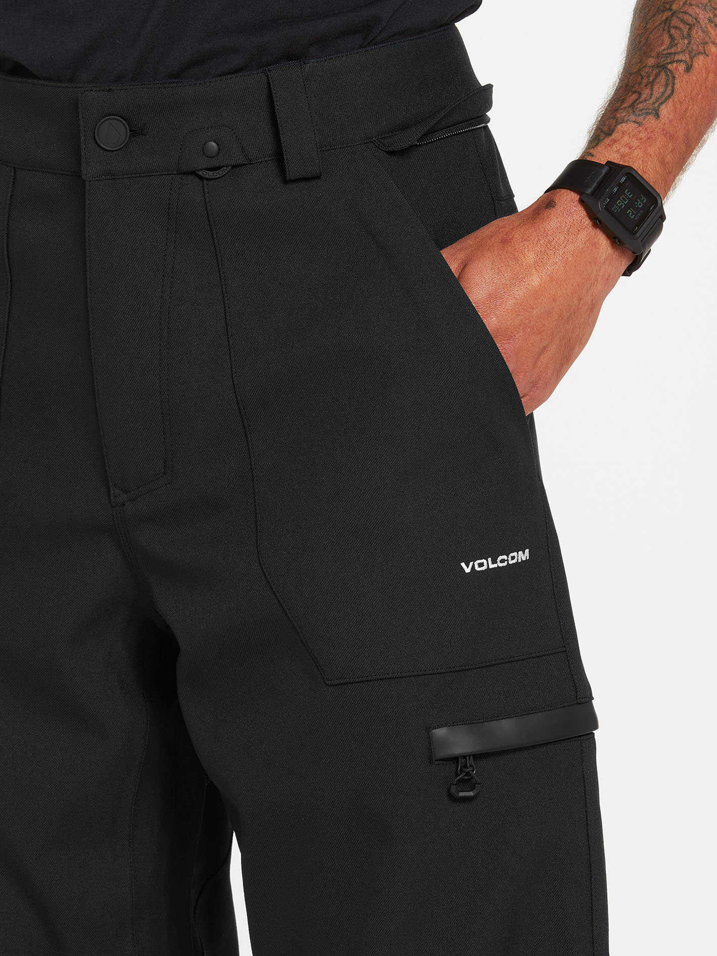 V-Line snow pants - BLACK