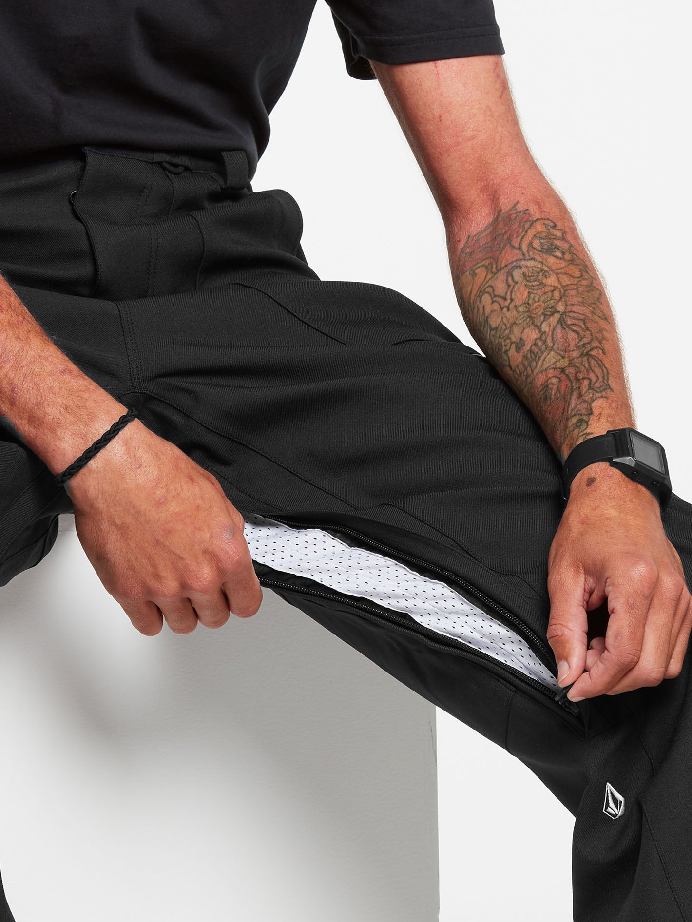 V-Line snow pants - BLACK