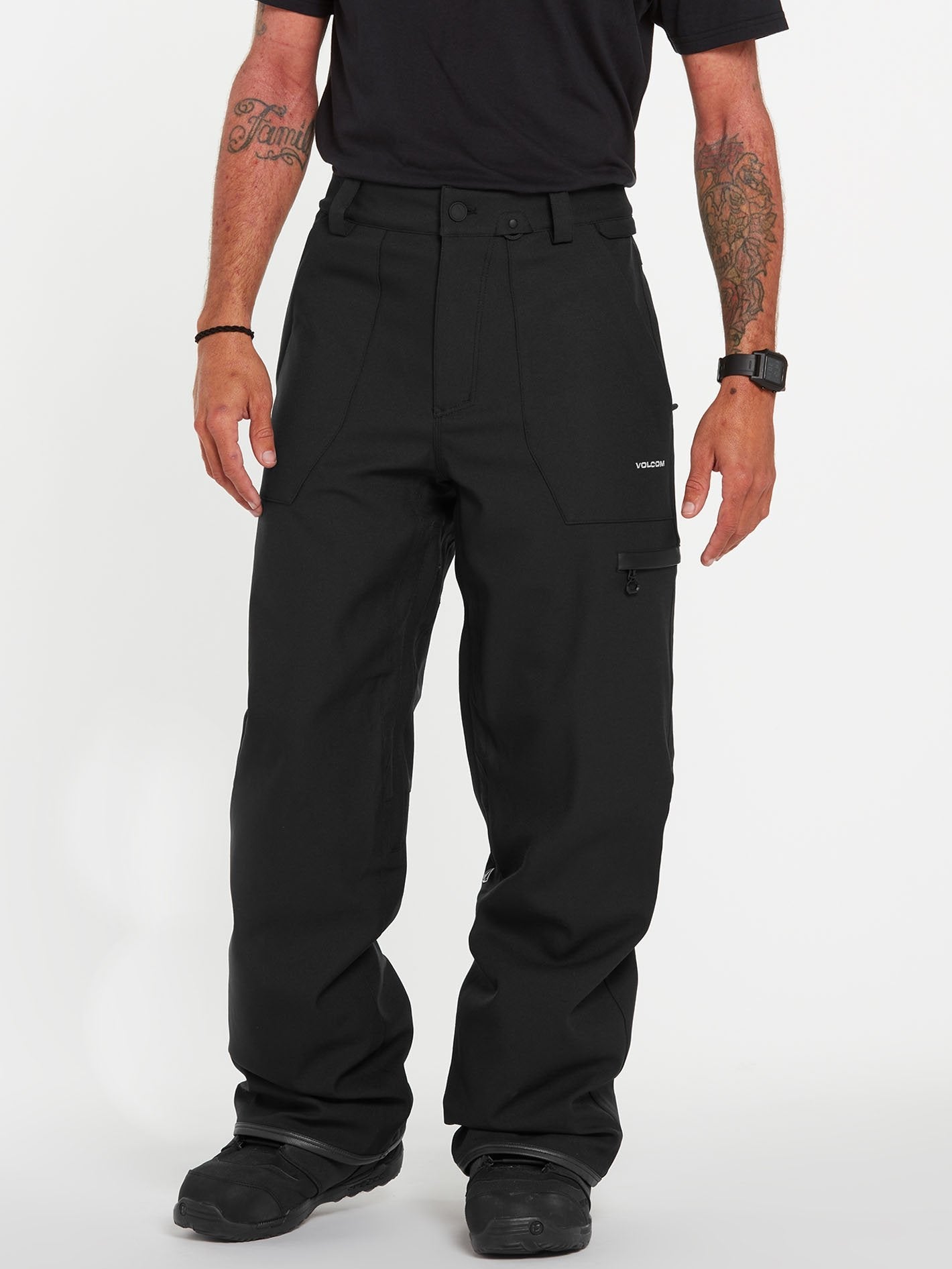 V-Line snow pants - BLACK