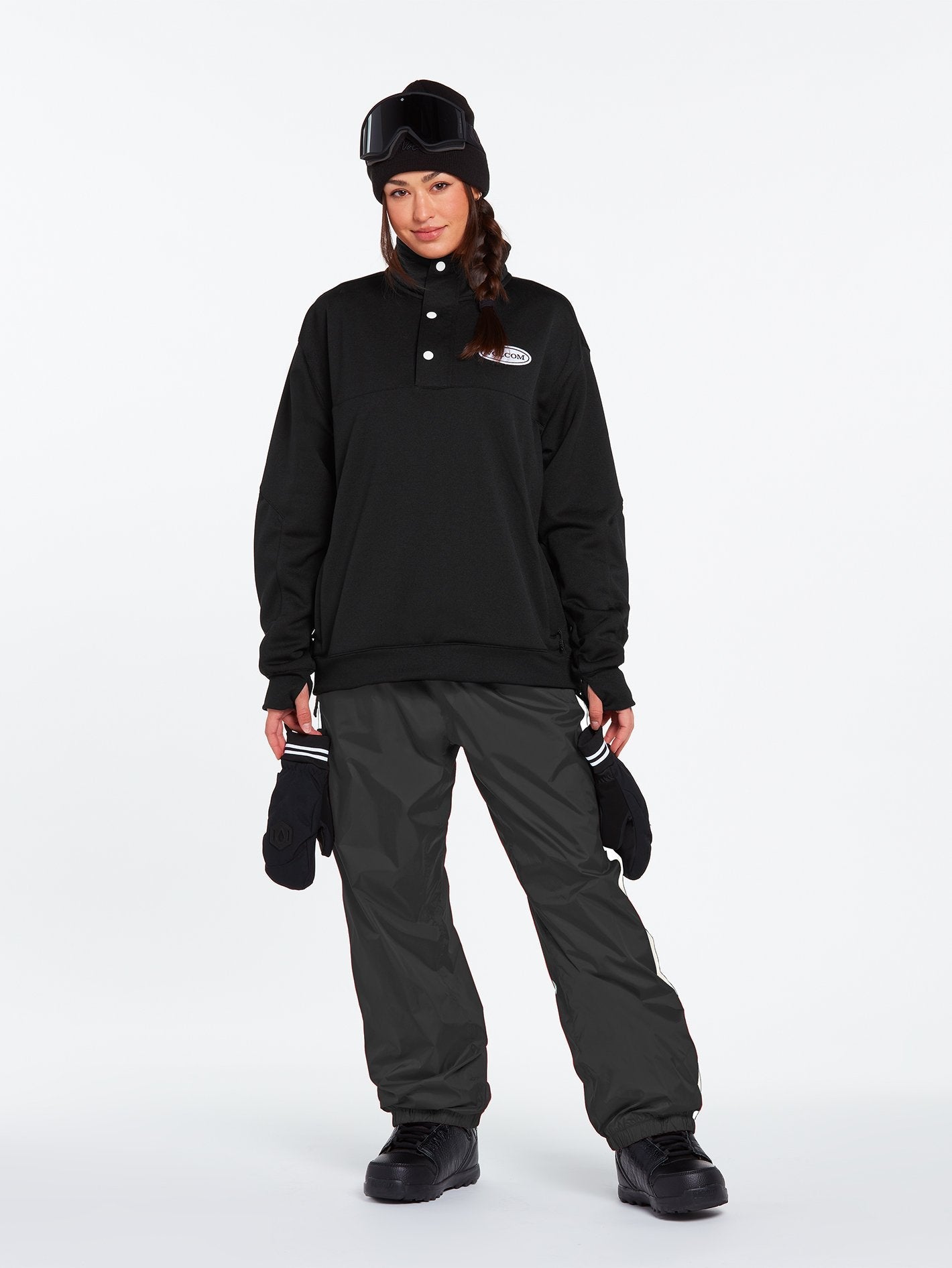 Pantlaon de snow Slashlapper - BLACK
