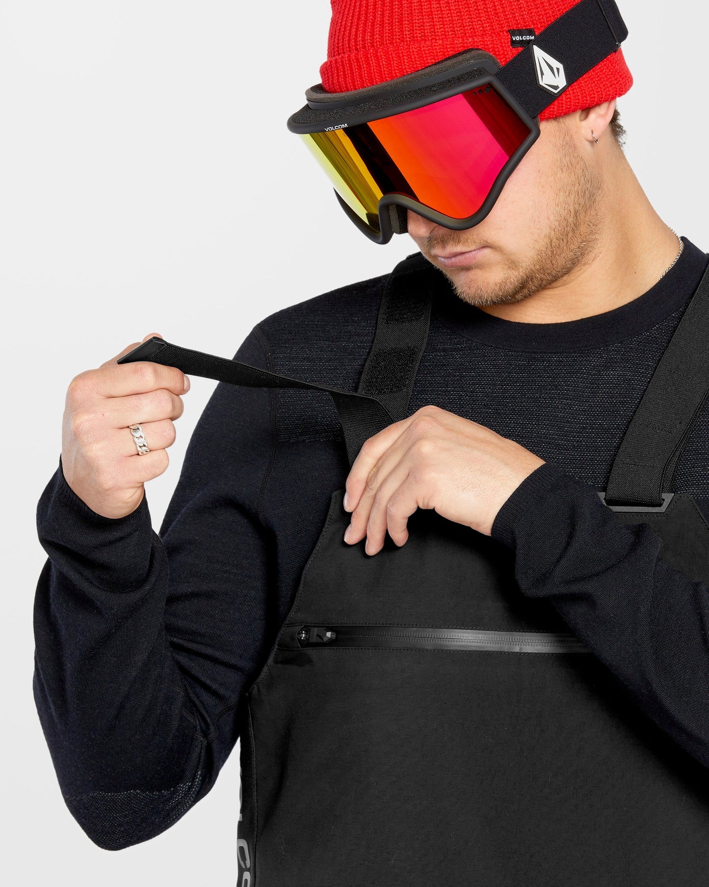 3L Gore-Tex Latzanzug - Schwarz