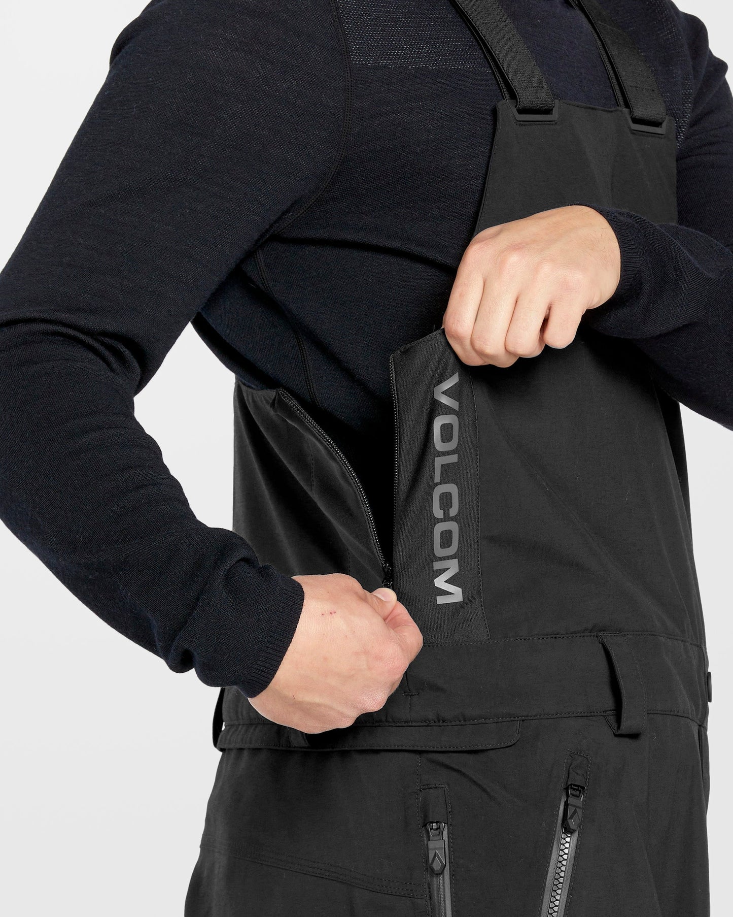 3L Gore-Tex Latzanzug - Schwarz