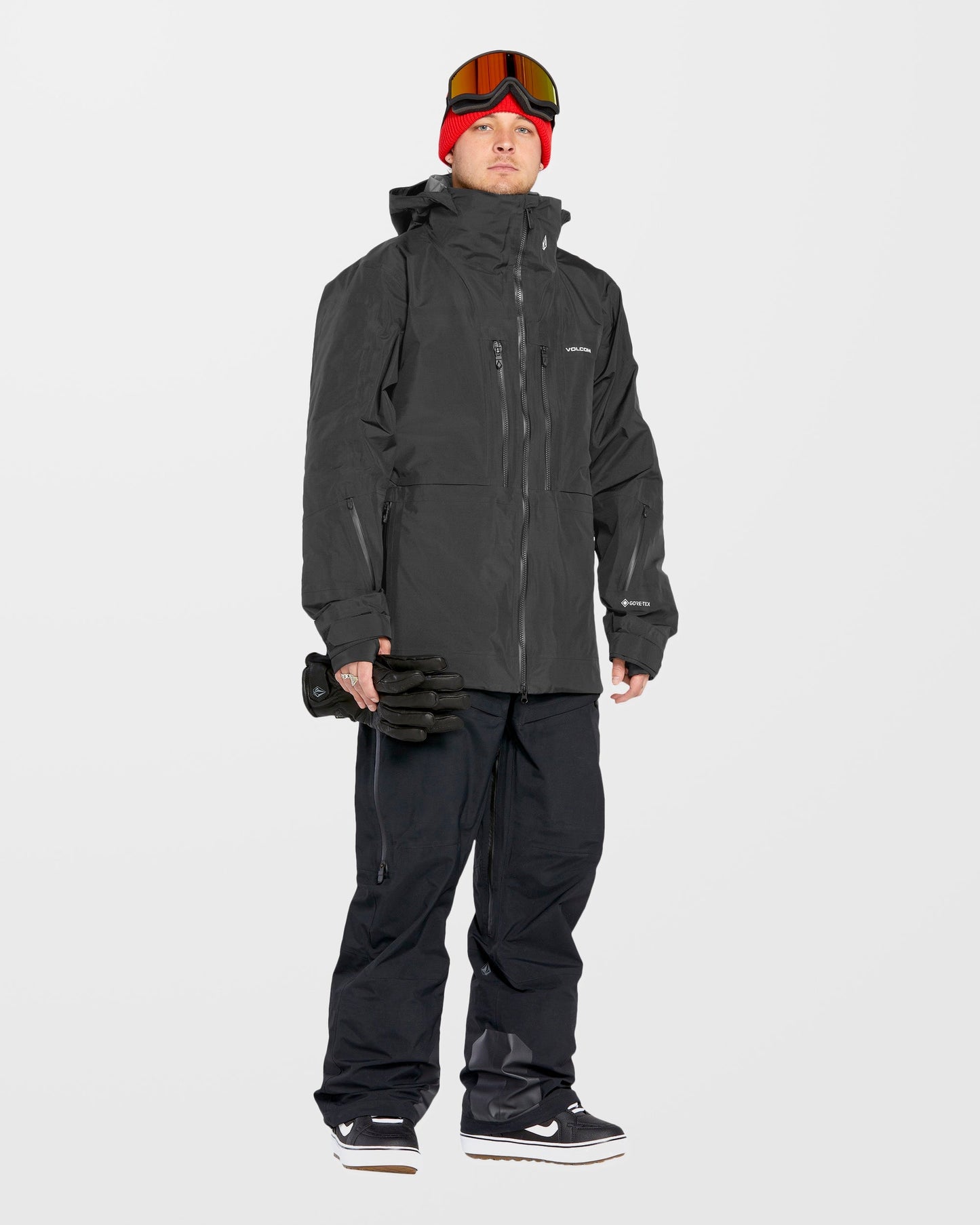 3L Gore-Tex Latzanzug - Schwarz