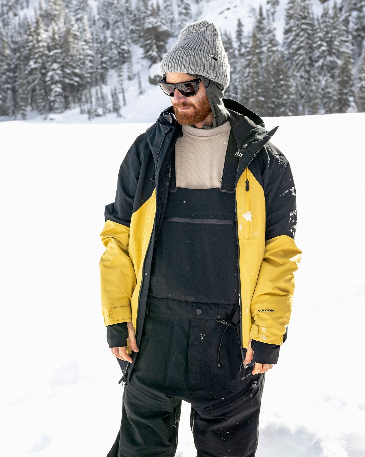 3L Gore-Tex Latzanzug - Schwarz