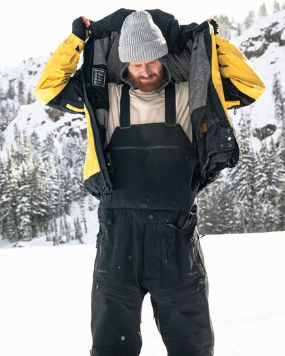 3L Gore-Tex Latzanzug - Schwarz
