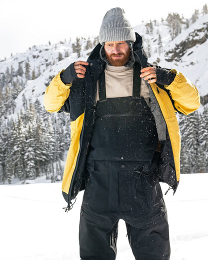 3L Gore-Tex Latzanzug - Schwarz