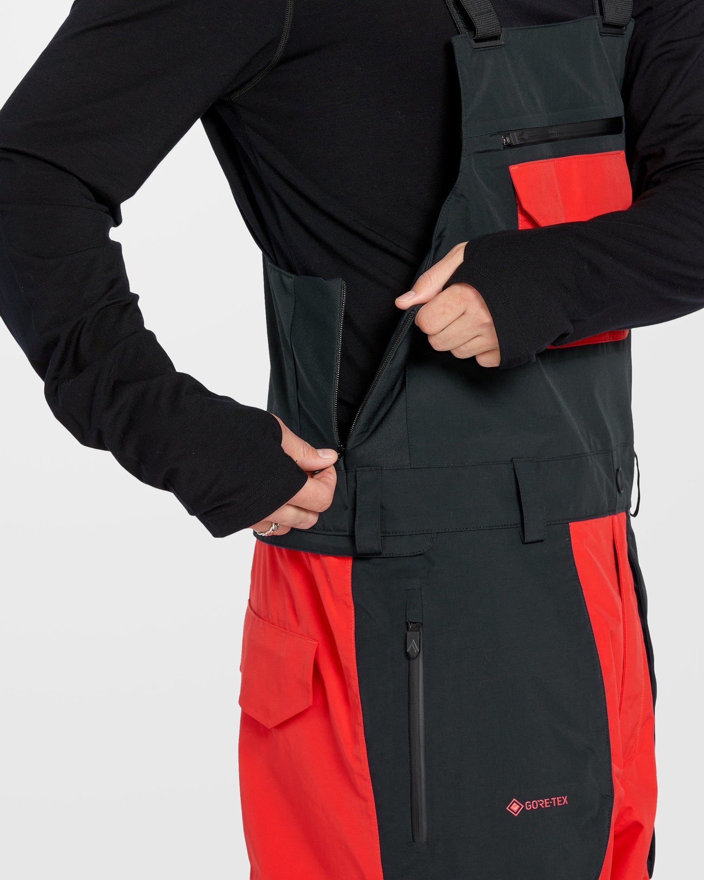 Rain Gore-Tex Bib Suit - Crimson