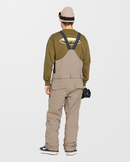 Roan Bib Jumpsuit - Chestnut Brown