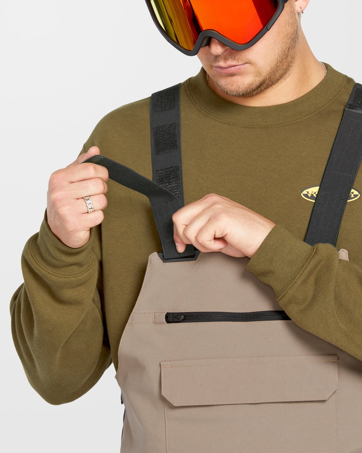 Roan Bib Jumpsuit - Chestnut Brown