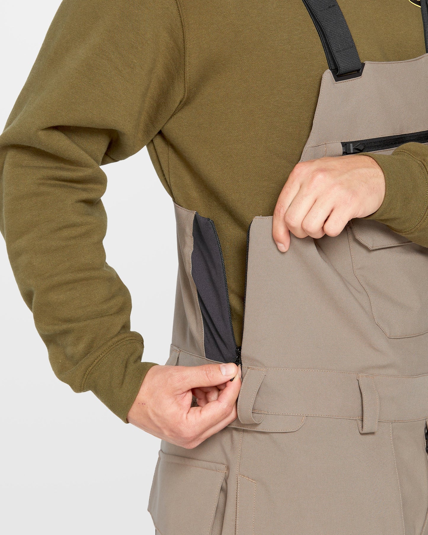 Roan Bib Jumpsuit - Chestnut Brown