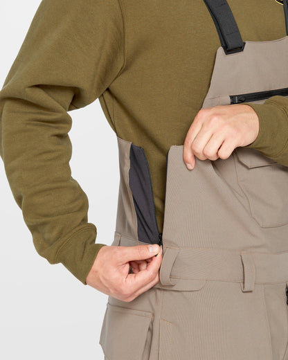 Roan Bib Jumpsuit - Chestnut Brown