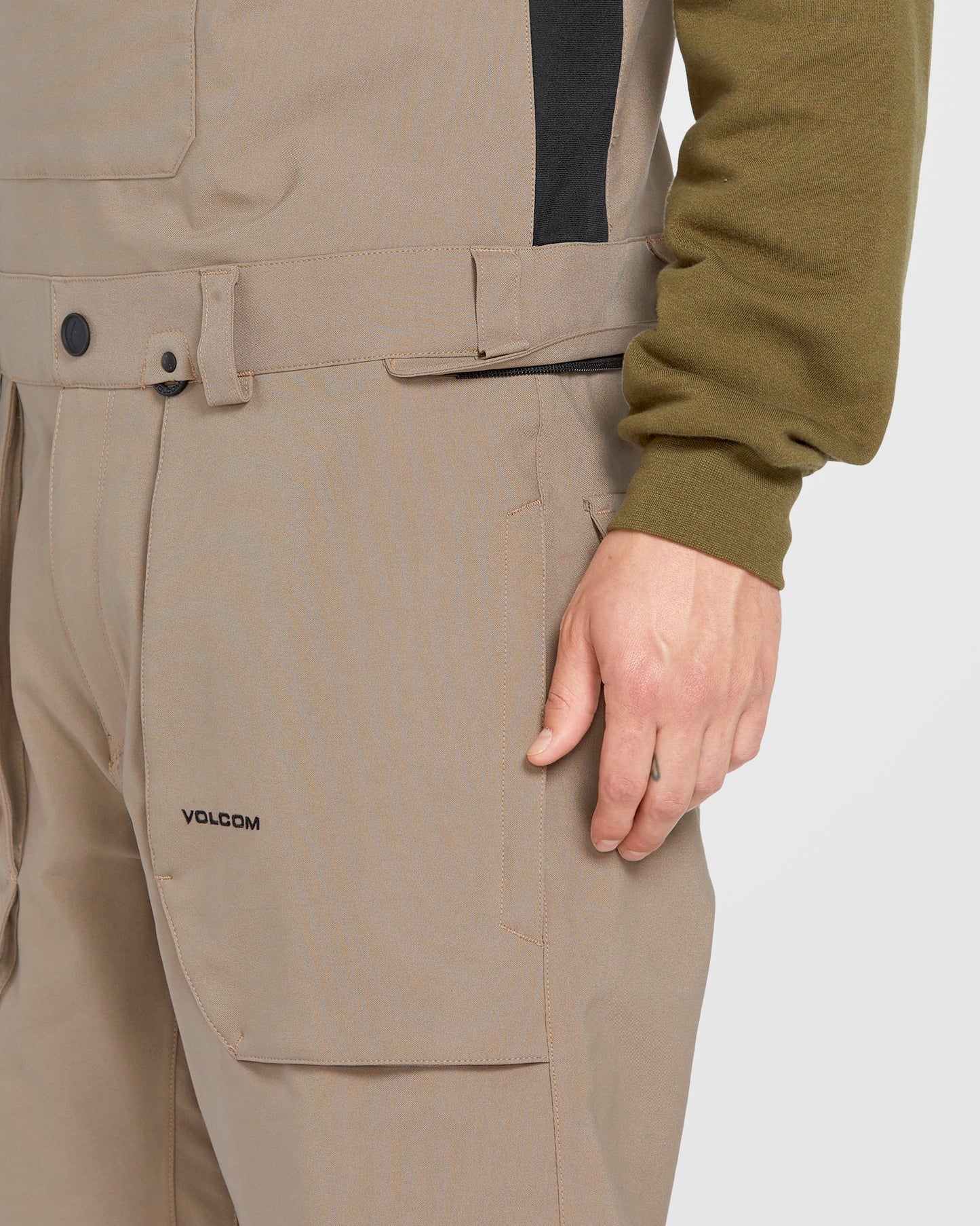 Roan Bib Jumpsuit - Chestnut Brown