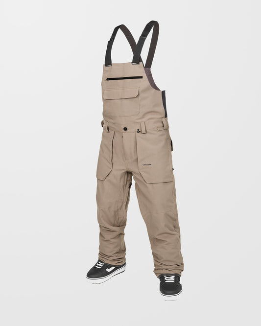 Roan Bib Jumpsuit - Chestnut Brown