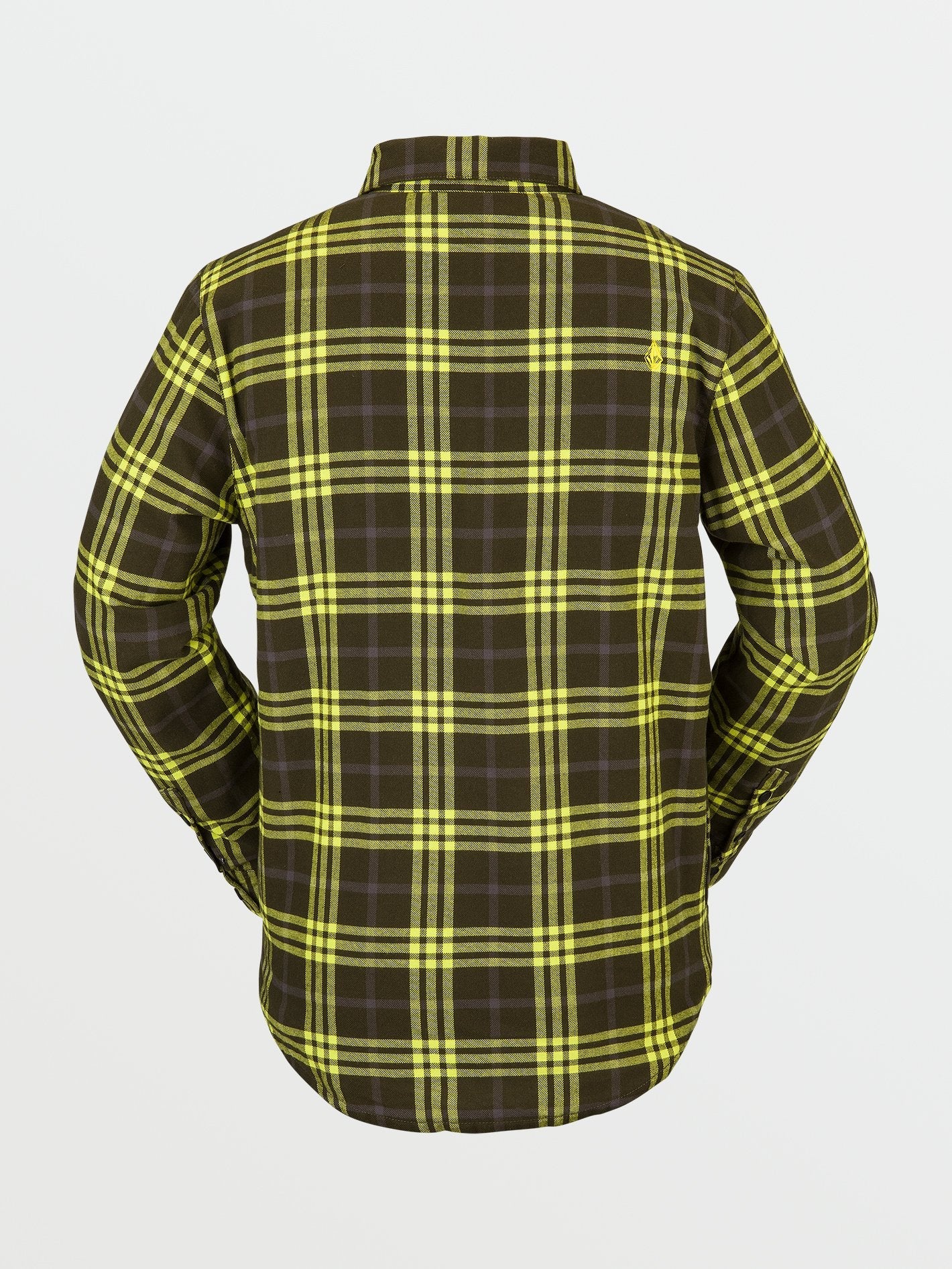 Veste en flanelle Sherpa - BLACK GREEN