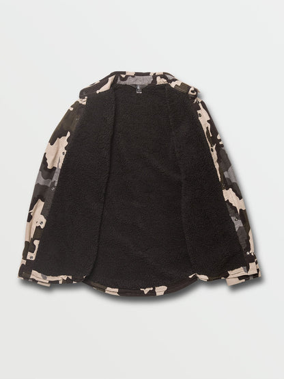 Veste en flanelle Sherpa - DRILL KHAKI
