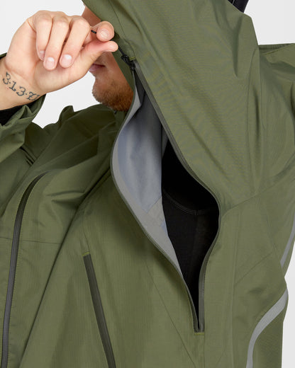 Side Hit Shell Jacket - Ivy