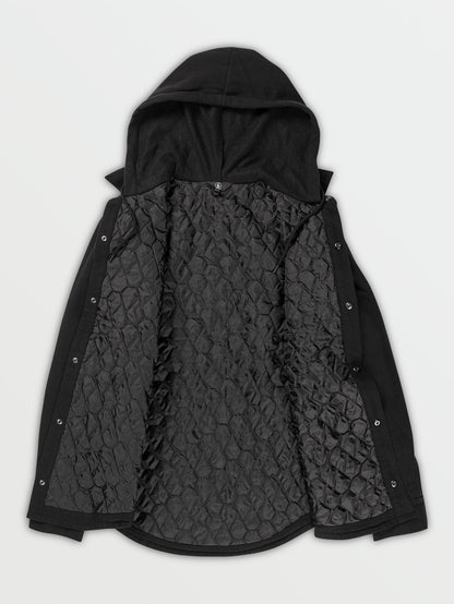 Veste en flanelle Field Insulated - BLACK ON BLACK