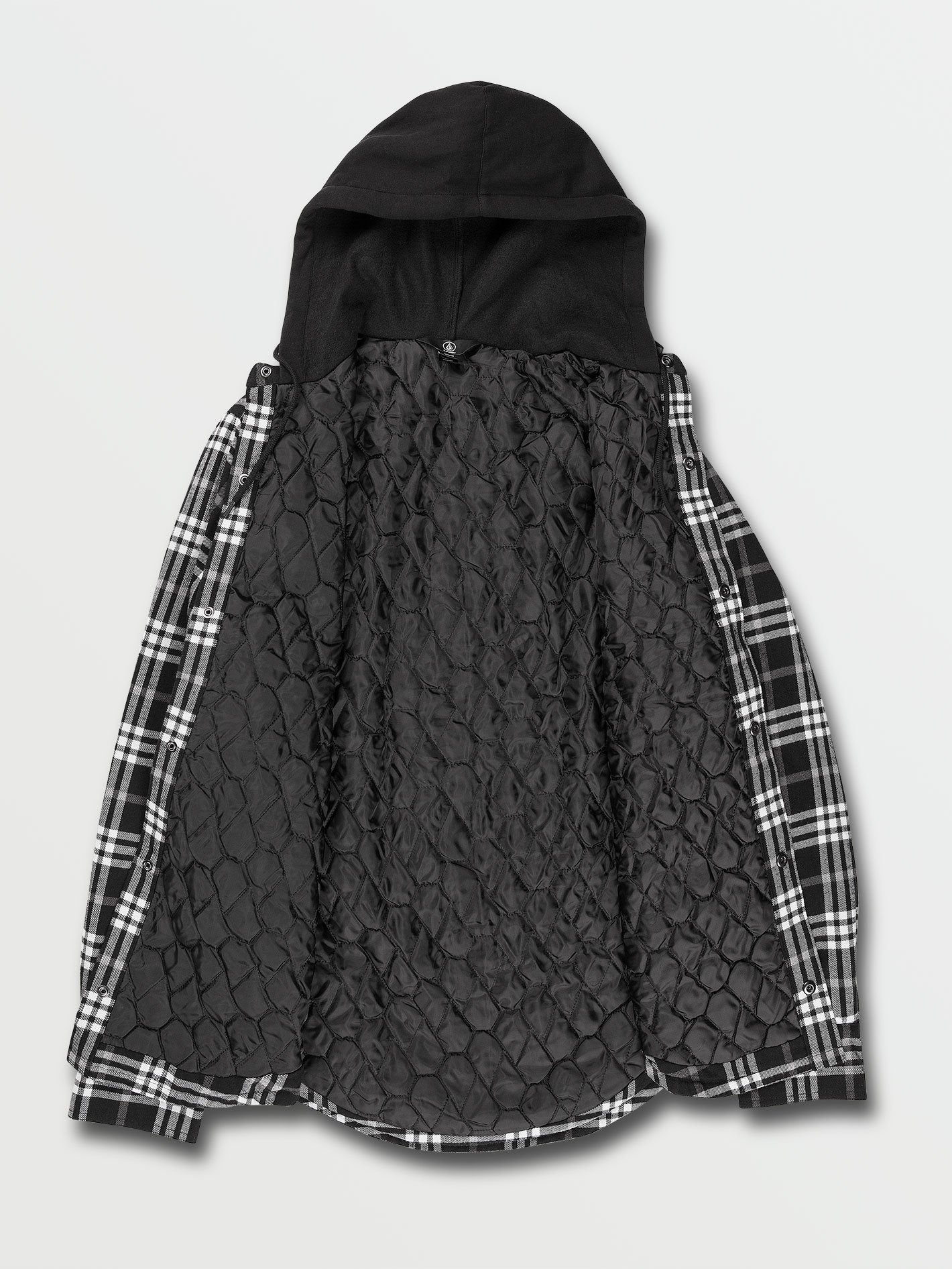 Field Insulated Flannel Jacket - BLACK