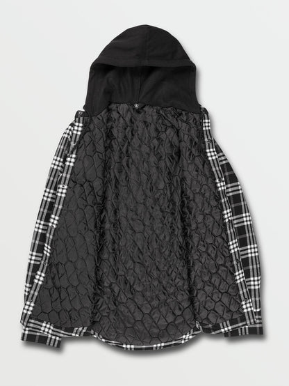 Field Insulated Flannel Jacket - BLACK