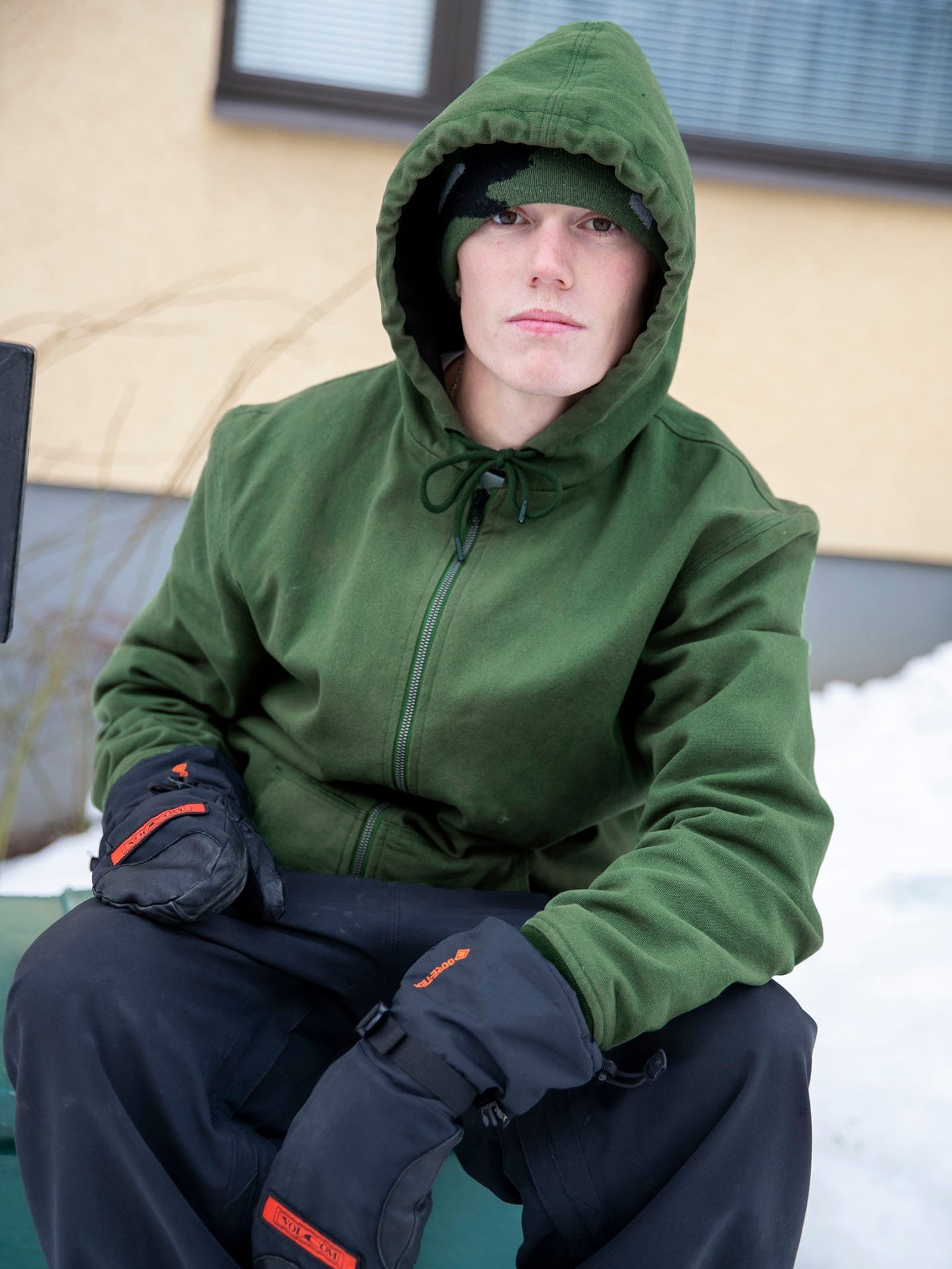 Dustbox-Jacke – Militär (Unisex)