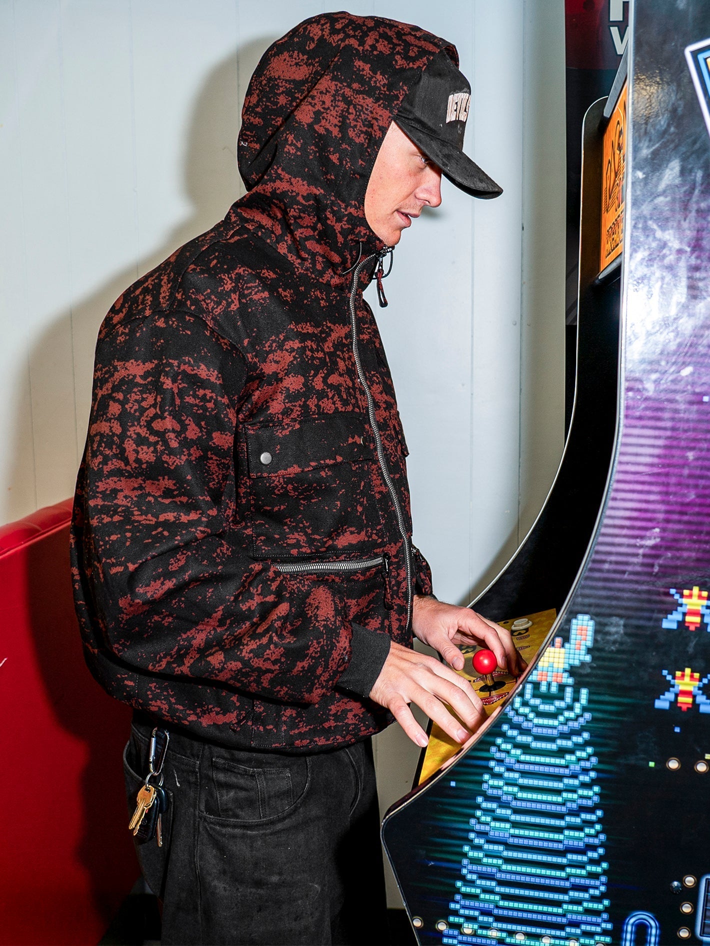 Veste Dustbox - MAROON CAMO