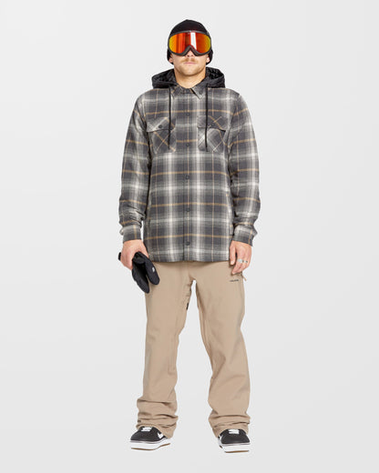Isolierte Reitflanelljacke - Stein