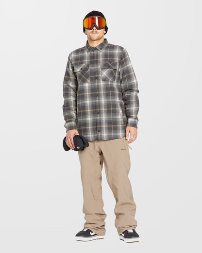 Isolierte Reitflanelljacke - Stein