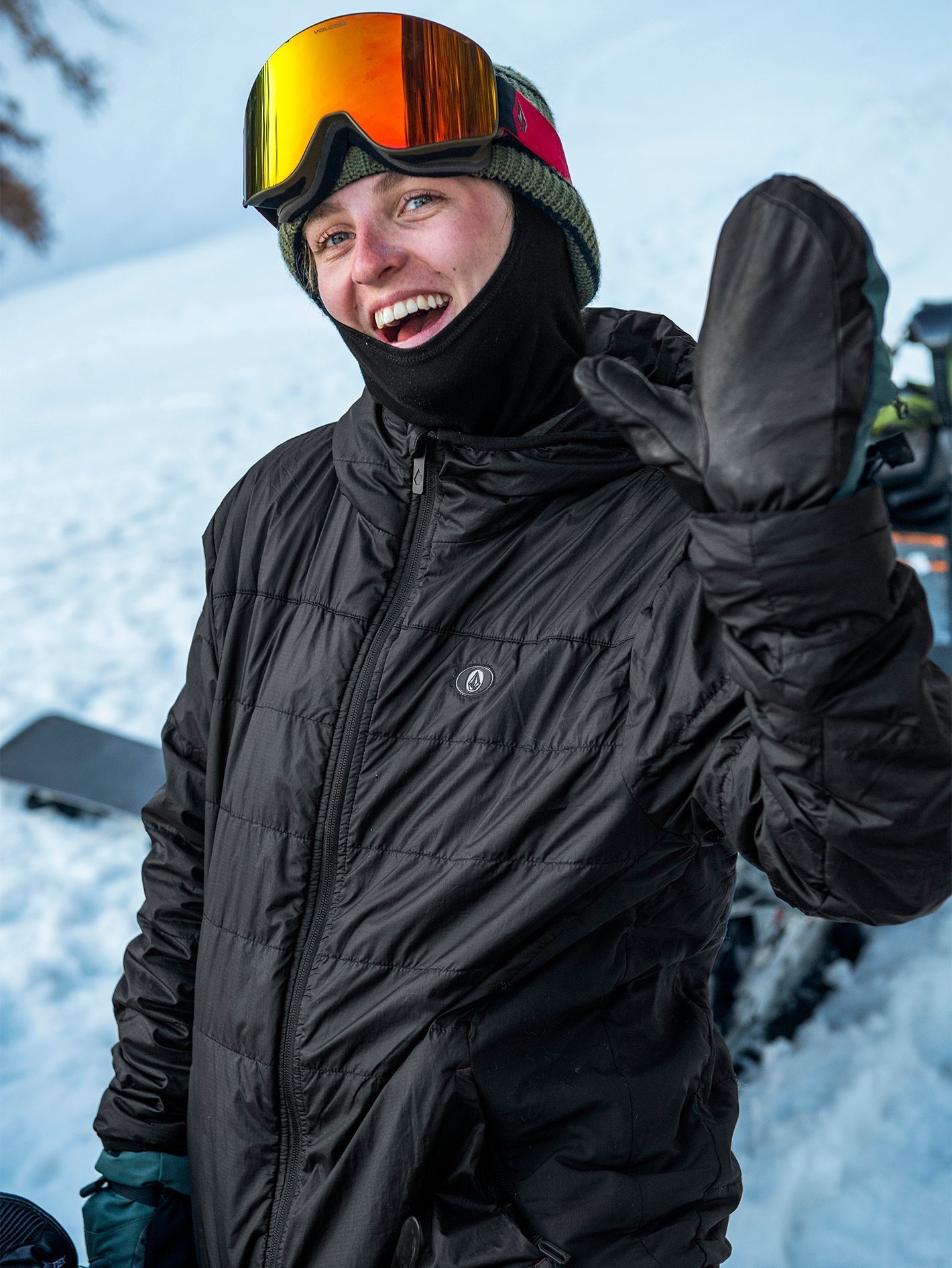 Utility Puff Down Jacket - BLACK