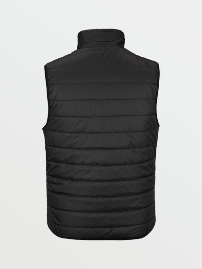 Puff Puff Sleeveless Jacket - BLACK