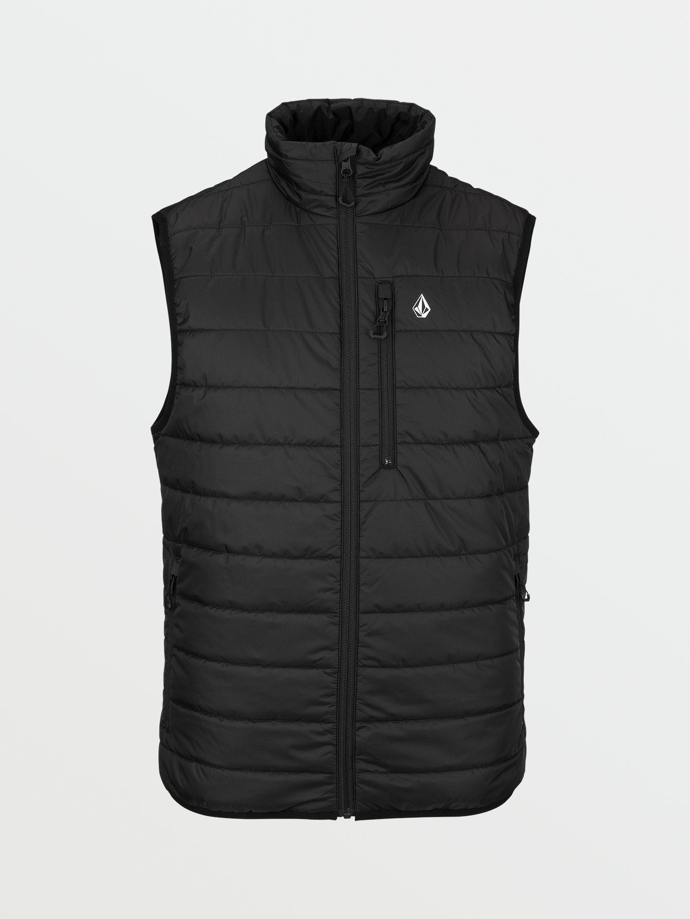 Puff Puff Sleeveless Jacket - BLACK