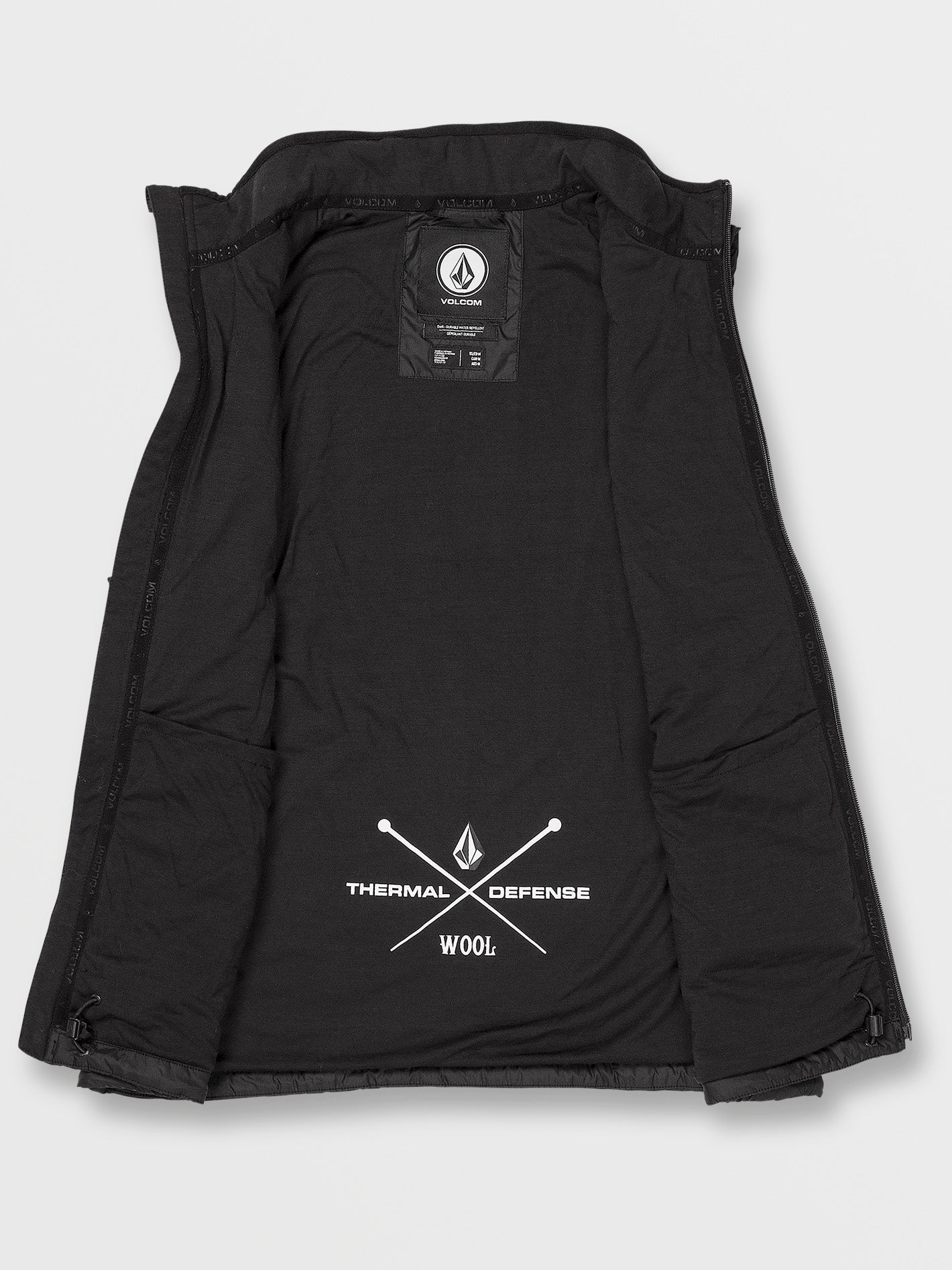Utility Puff Ärmellose Daunenjacke - SCHWARZ