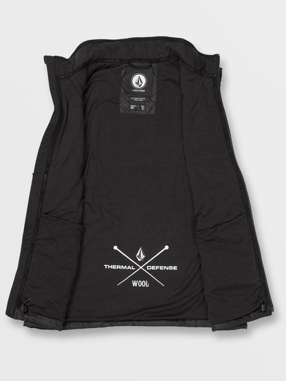 Utility Puff Ärmellose Daunenjacke - SCHWARZ