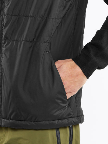 Utility Puff Ärmellose Daunenjacke - SCHWARZ