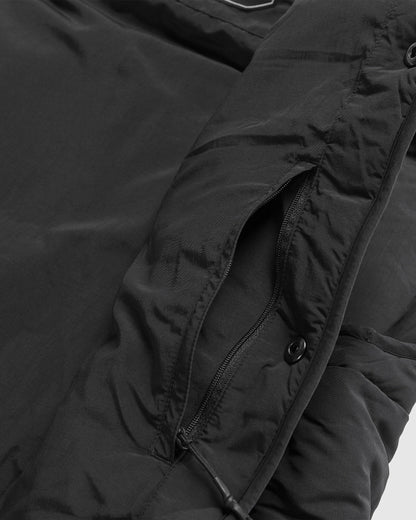 Ärmellose Jacke im Lagenlook - Schwarz