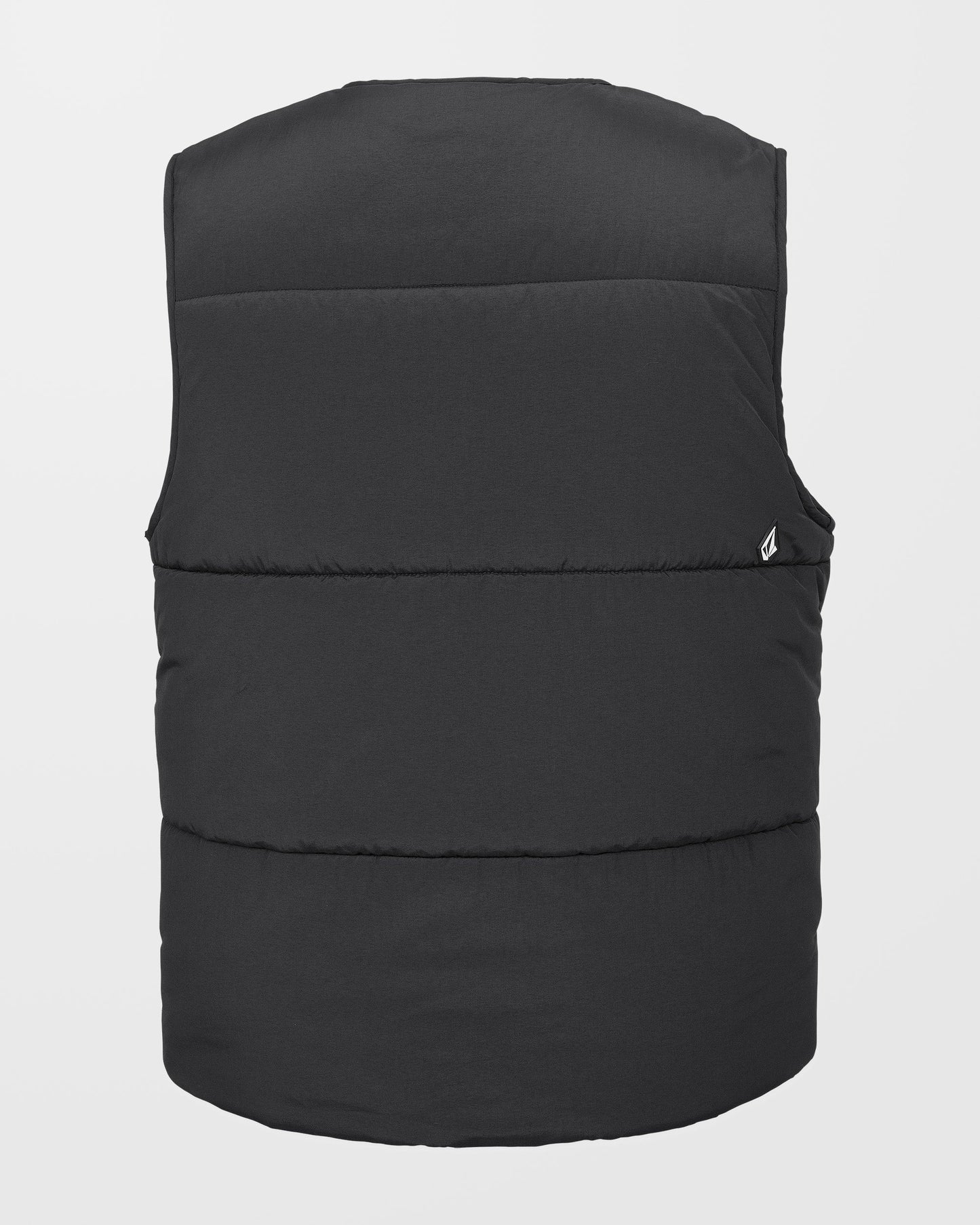 Ärmellose Jacke im Lagenlook - Schwarz
