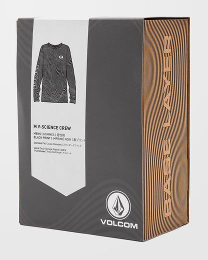 M V-Science First Layer T-Shirt - Black Print